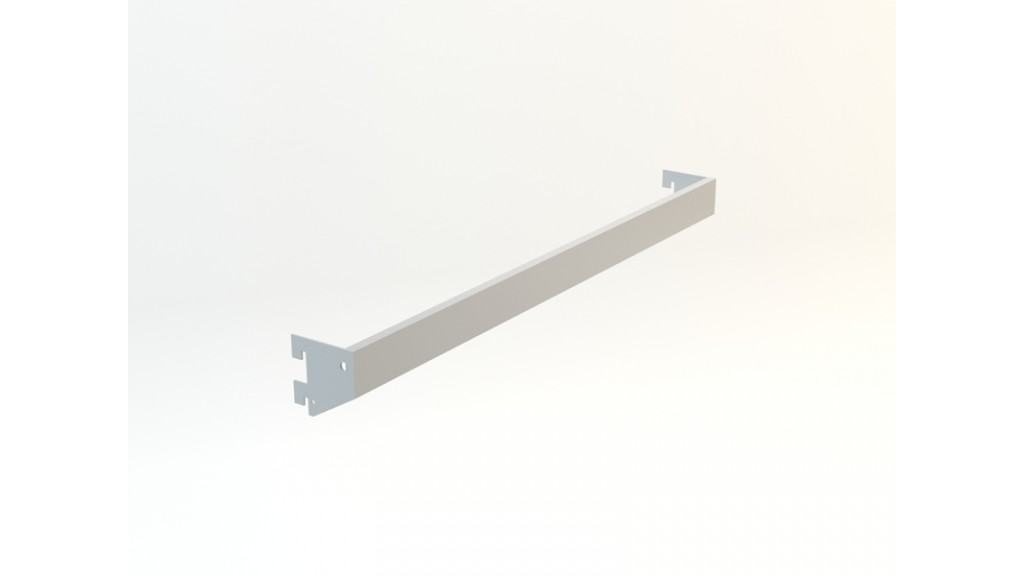 A Type Hanging Arm, 10x40mm interlaced, 70x30cm, Stainless